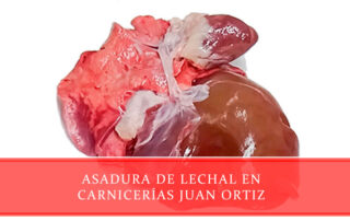 Asadura de lechal en Carnicerías Juan Ortiz