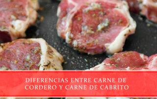 Diferencias entre la carne de cordero y la carne de cabrito - Carnicerías Juan Ortiz